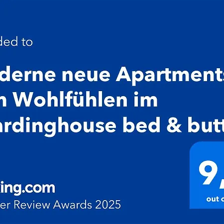 Moderne Neue Zum Wohlfuehlen Im Boardinghouse Bed & Butter شقة