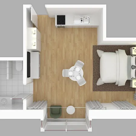 Appartamento Moderne Neue Zum Wohlfuehlen Im Boardinghouse Bed & Butter *