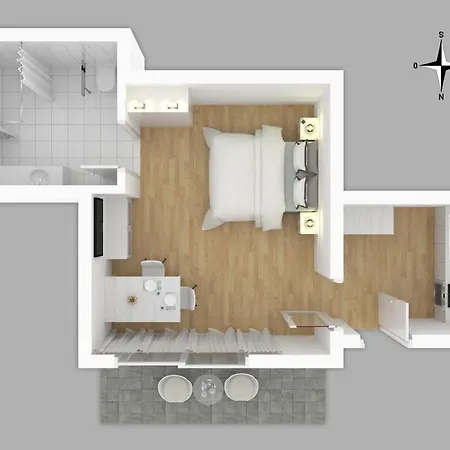 Moderne Neue Zum Wohlfuehlen Im Boardinghouse Bed & Butter *