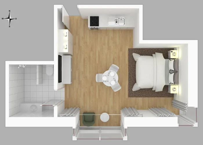 Апартаменты Moderne Neue Zum Wohlfuehlen Im Boardinghouse Bed & Butter *