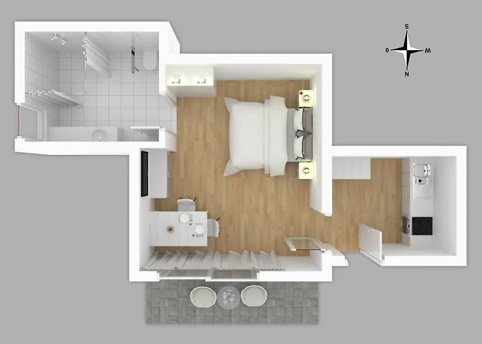 Moderne Neue Zum Wohlfuehlen Im Boardinghouse Bed & Butter *